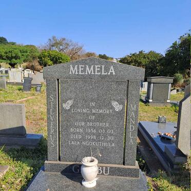 MEMELA Silverus Mandla 1956-1998