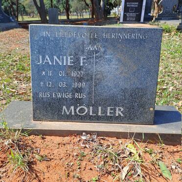 MOLLER Janie. F. 1927-1999