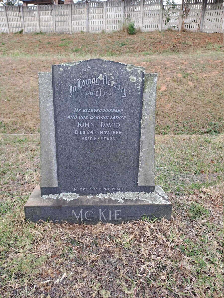 MCKIE John David -1965