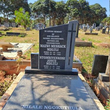 MDLULI Mazwi Meshack 1935-1996 & Ntombiyenkosi Joyce 1944-2023
