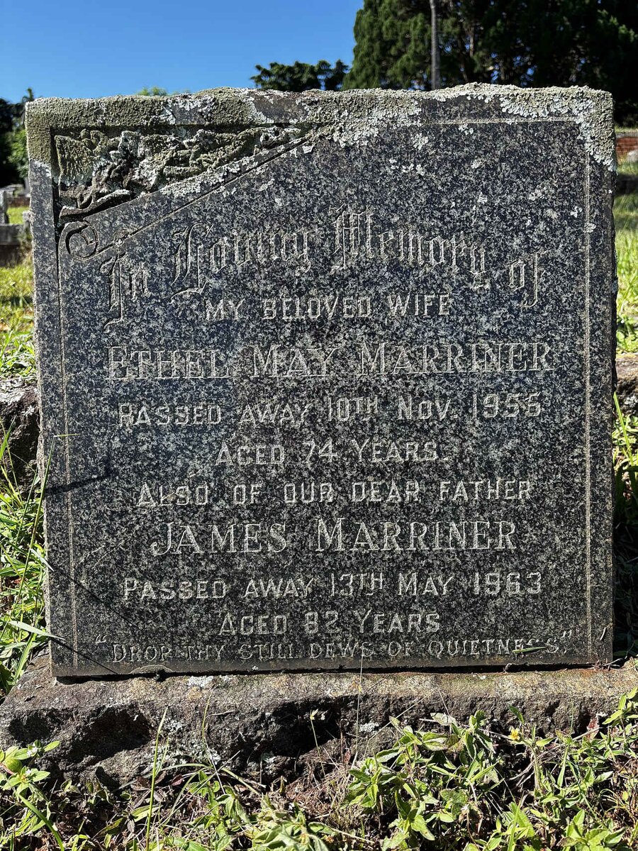 MARRINER James -1963 & Ethel May -1955