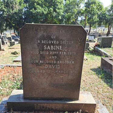 MONTILE Sabine -1979 :: MONTILE David -1979