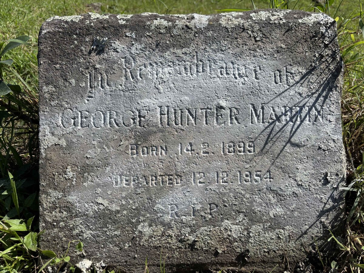 MARTIN George Hunter 1899-1954