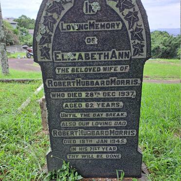 MORRIS Robert Hubbard -1945 & Elizabeth Ann -1937
