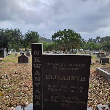 NKWANYANA Elizabeth 1934-1992