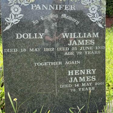 PANNIFER William James -1933 & Dolly -1922 :: PANNIFER Henry James -2001