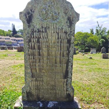 POOLE Herbert John -1953 & Florence Eliza -1930