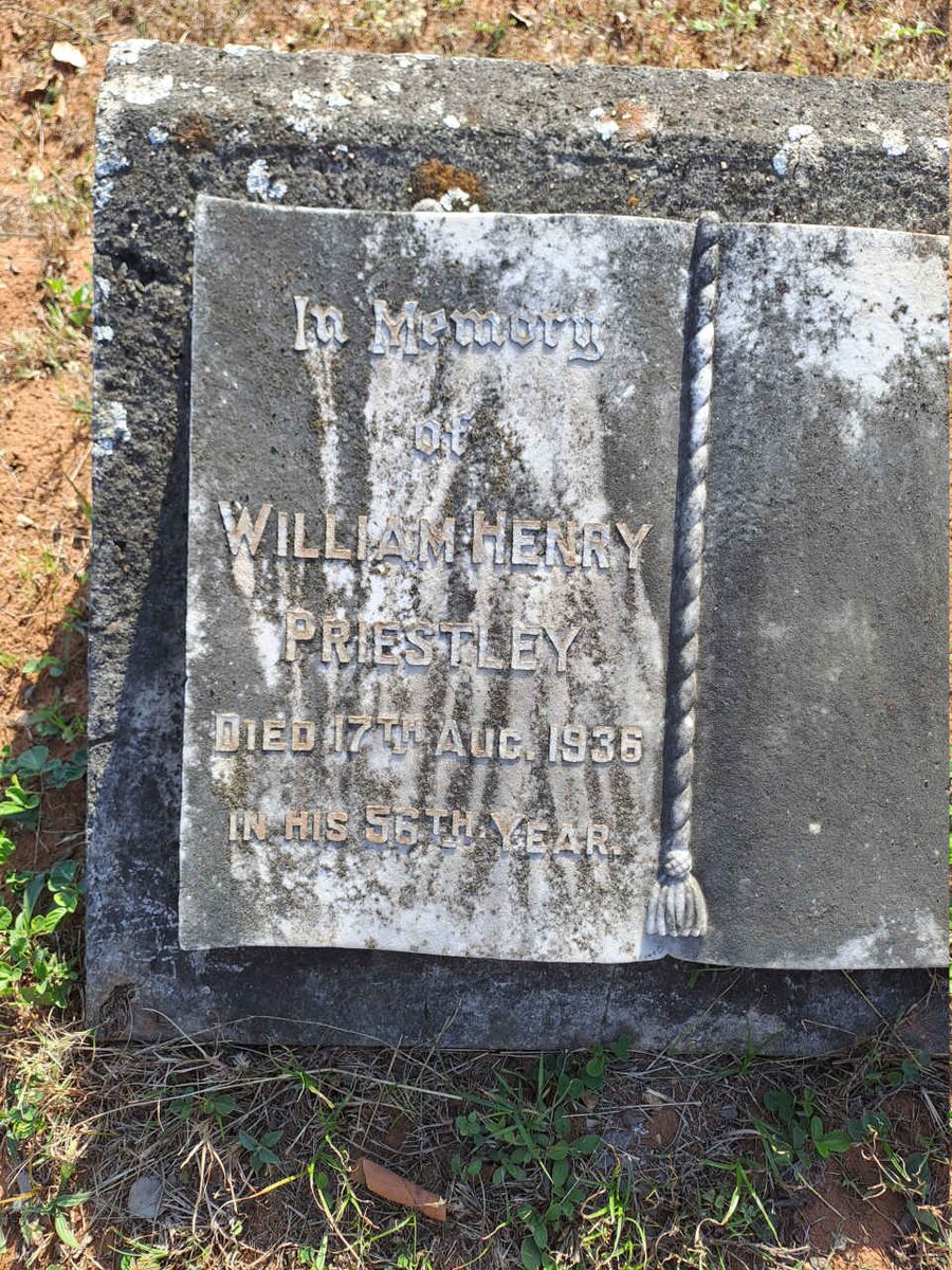 PRIESTLEY William Henry -1936