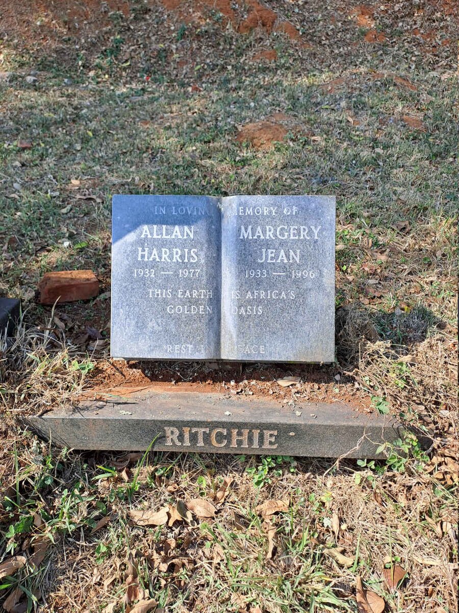 RITCHIE Allan Harris 1932-1977 & Margery Jean 1933-1996