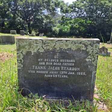 REARDON Frank Jacob -1968