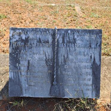 ROOIEN Hester Magdelena Hendrika, van 1902-1961 :: VAN ROOIEN Theodorus Hermanus 1931-1945 :: 