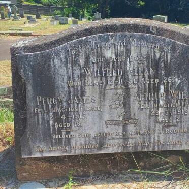 ROBBINS Wilfred Allan -1936 :: ROBBINS Percy James -1917 :: ROBBINS Arthur William -1918