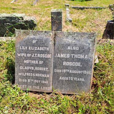 ROSCOE James Thomas -1946 & Lily Elizabeth -1941