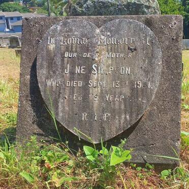SIMPSON Jane -1931