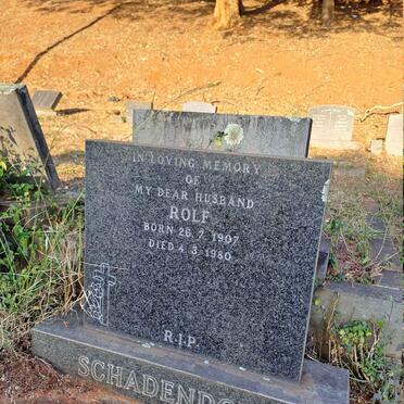 SCHADENDORF Rolf 1907-1980