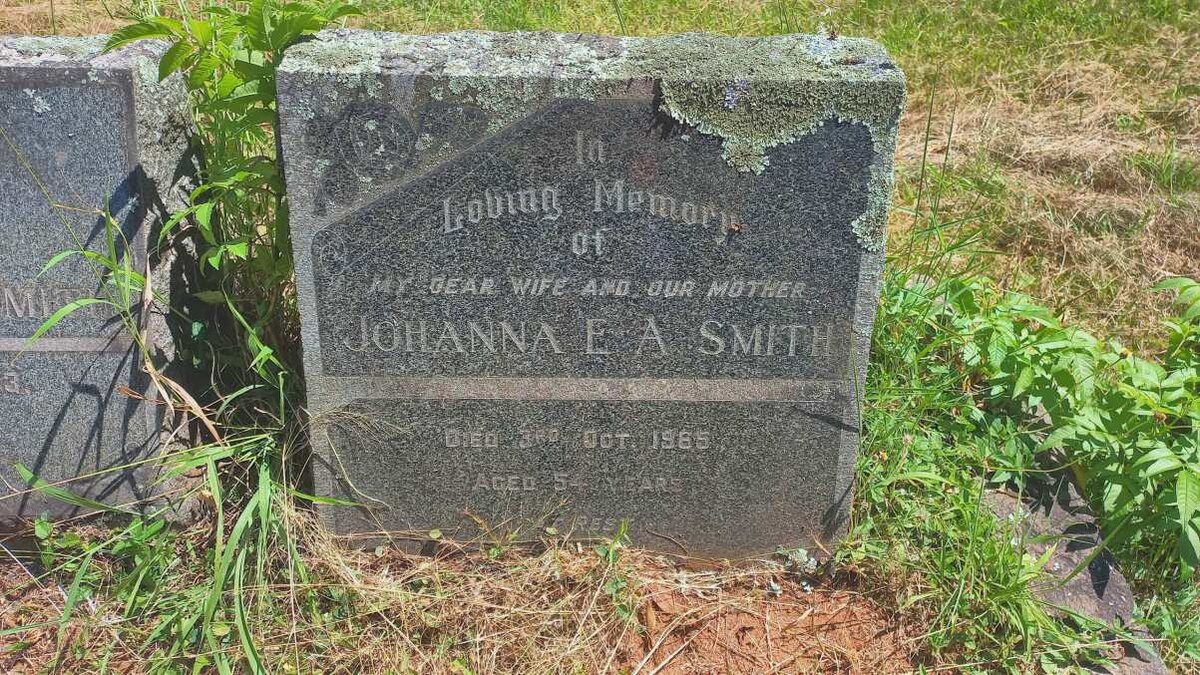 SMITH Johanna E.A. -1965