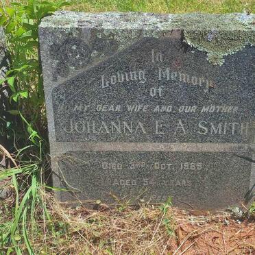 SMITH Johanna E.A. -1965