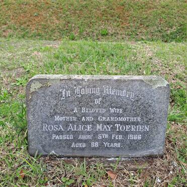 TOERIEN Rosa Alice May -1966