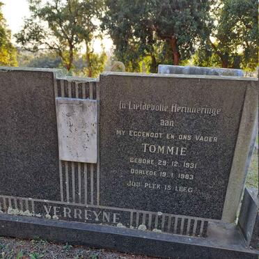 VERREYNE Tommie 1931-1983