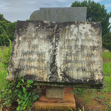 WHITLEY Tom -1957 & Mary Elizabeth -1957