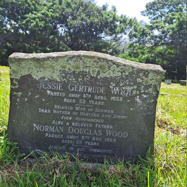 WOOD Norman Douglas -1969 & Jessie Gertrude -1968