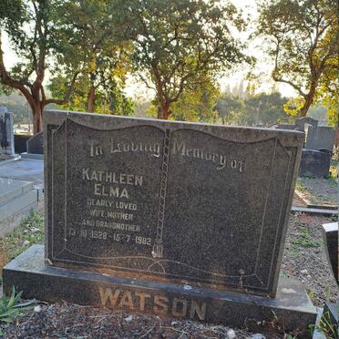 WATSON Kathleen Elma 1928-1982