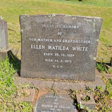 WHITE Ellen Matilda 1889-1975 :: DE CHALAIN Iris Blandin 1918-1991