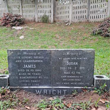WRIGHT James -1990 & Susan -1979