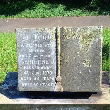 WHITE Christine J. -1970