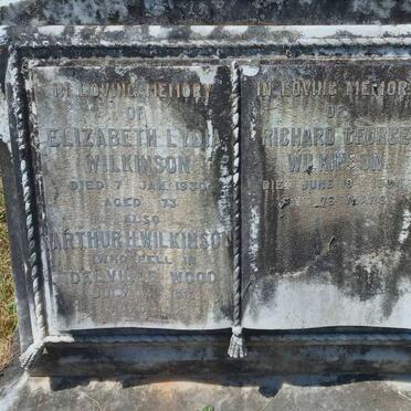 WILKINSON Elizabeth Lydia -1930 :: WILKINSON Arthur -1916 :: WILKINSON Richard George -1934