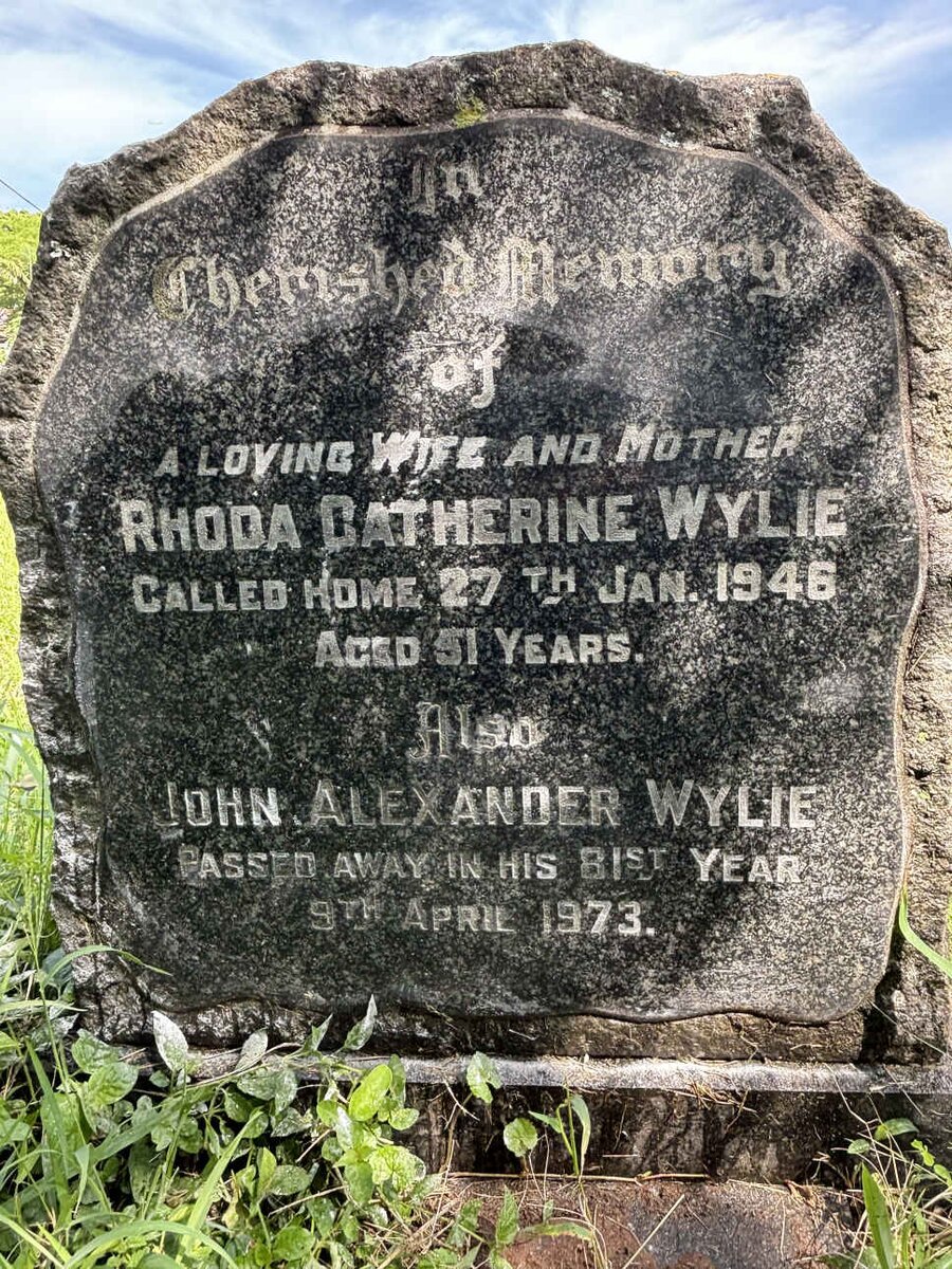WYLIE John Alexander -1973 & Rhoda Catherine -1946