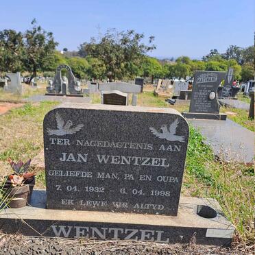 WENTZEL Jan 1932-1998