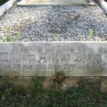BAKER William Arthur 1853-1948