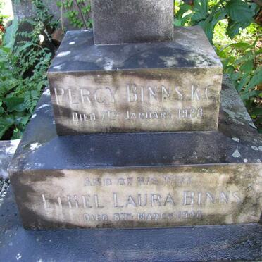 BINNS Percy -1920 &amp; Ethel Laura -1940 :: BINNS Henry Innes -1961 :: BINNS Percy -1958