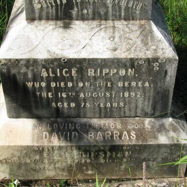RIPPON Alice -1892 :: KINSMAN David Barras 1940-1940