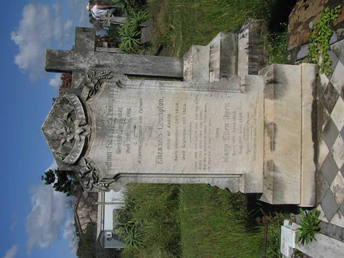 CROMPTON Nathan Stanley 1847-1916 &amp; Elizabeth 1840-1924 :: DYER Mary Ellen 18??-1928