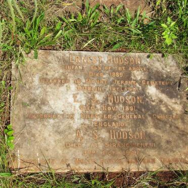 HUDSON Ernest -1889 :: HUDSON E.J. -1891 :: HUDSON A.S. -1947