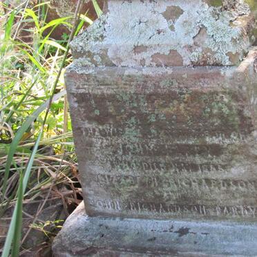 HARDY Elizabeth -1885 :: HARDY John -1885