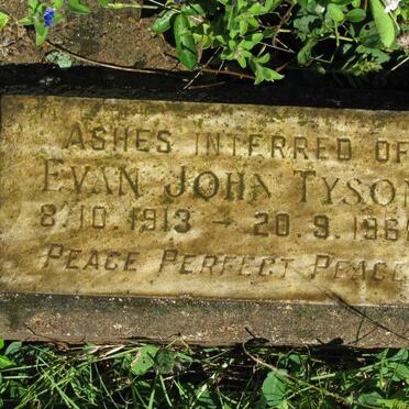 TYSON Evan John 1913-1966
