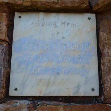 ALEXANDER Robert M. -1973