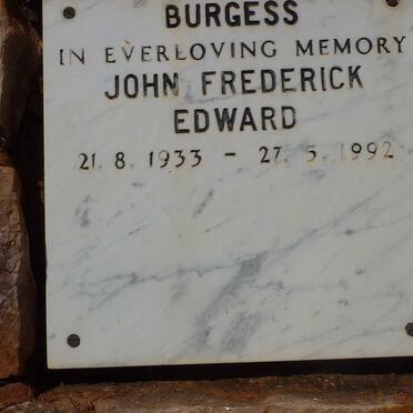 BURGESS John Frederick Edward 1933-1992