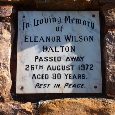 DALTON Eleanor Wilson -1972