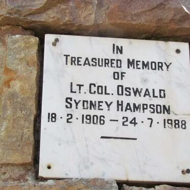 HAMPSON Oswald Sydney 1906-1988