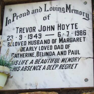 HOYTE Trevor John 1949-1986
