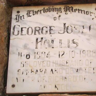 HOLLIS George Joseph 1904-1988