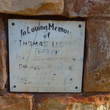 TURNER Thomas Lloyd -1986 &amp; Griseloa Frances -1988