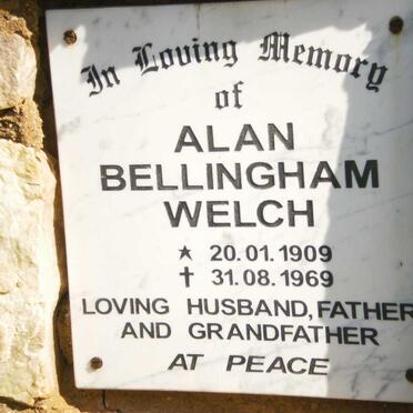 WELCH Alan Bellingham 1909-1969
