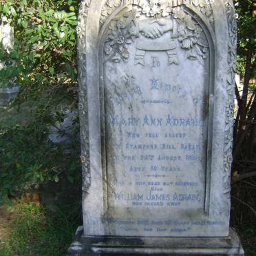 ADRAIN William James -1927 &amp; Mary Ann -1899