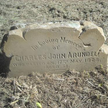 ARUNDEL Charles John -1928