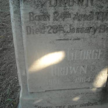 BROWN Robert 1870-1949 :: BROWN A? George 19?1-1964 :: BROWN Josephine -1957 :: BROWN Sarah -1909